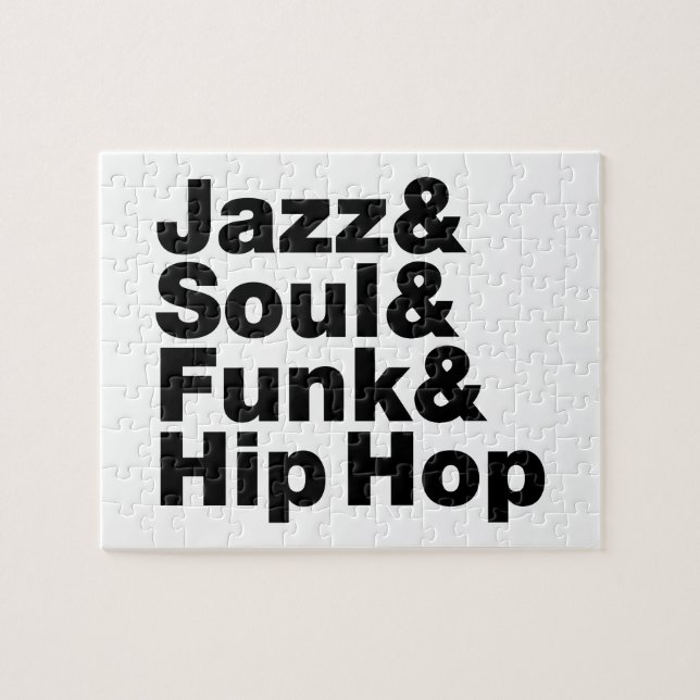 Quebra-cabeça Jazz & alma & funk & Hip Hop (Horizontal)