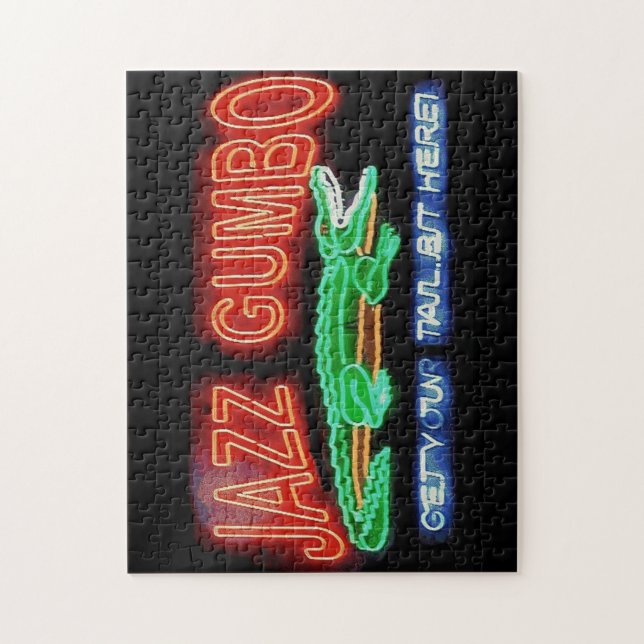 Quebra-cabeça Jazz Fest Abstract  Gator Musical Instraments (Vertical)