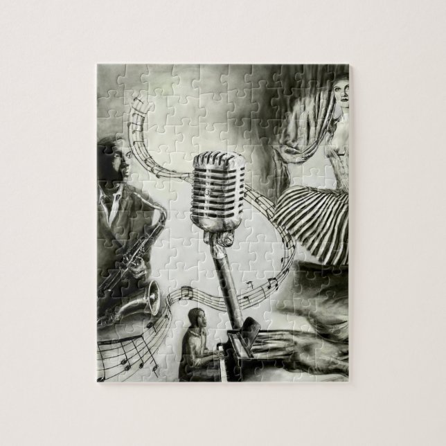 Quebra-cabeça Jazz grande (Vertical)