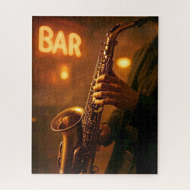 Quebra-cabeça Jazz in Bar Lights (Vertical)