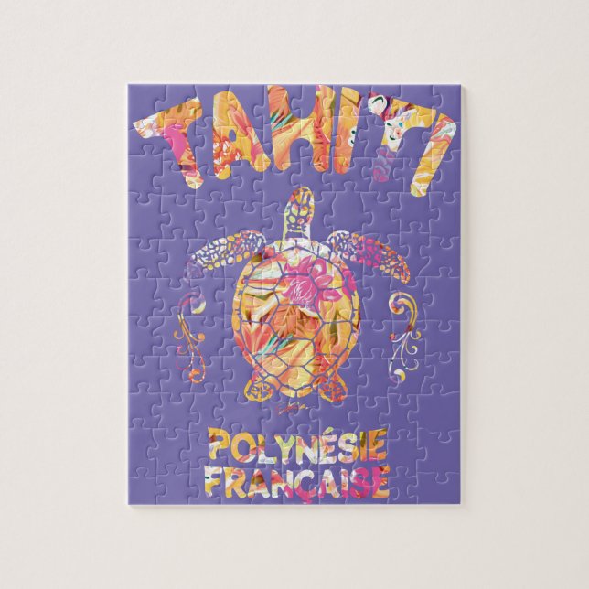 Quebra-cabeça jcombs tahiti, polinésia francesa, suor de tartaru (Vertical)