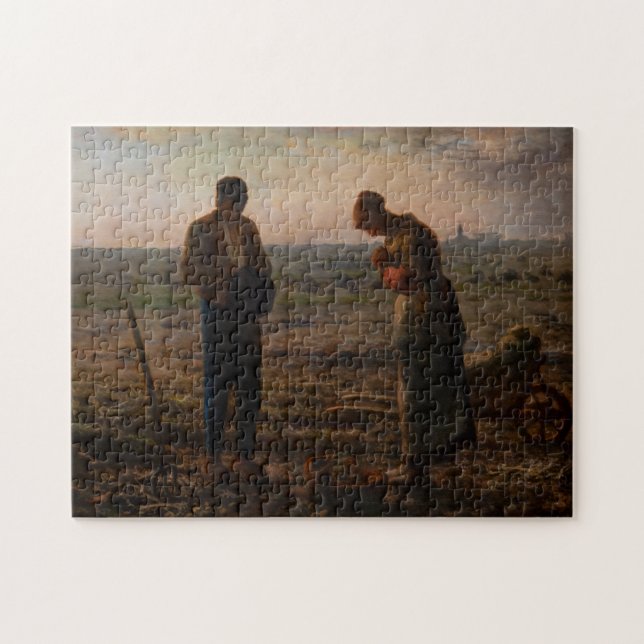 Quebra-cabeça Jean-Francois Millet - Angelus (Horizontal)