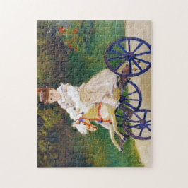 Quebra-cabeça Jean Monet em um cavalo mecânico Claude Monet
