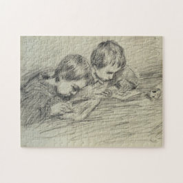 Quebra-cabeça Jean-Pierre Hoschedé & Michel Drawing Monet Fine