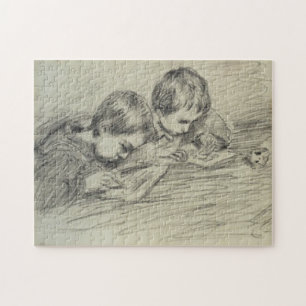 Quebra-cabeça Jean-Pierre Hoschedé & Michel Drawing Monet Fine