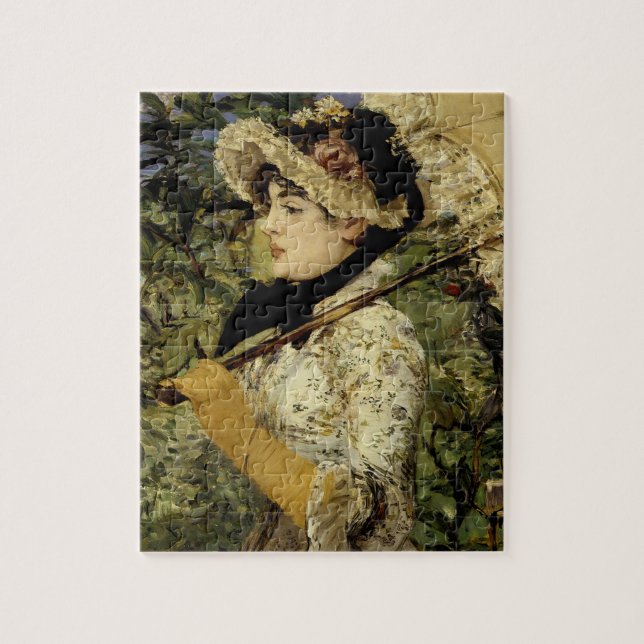 Quebra-cabeça Jeanne: Primavera 1881 por Manet (Vertical)