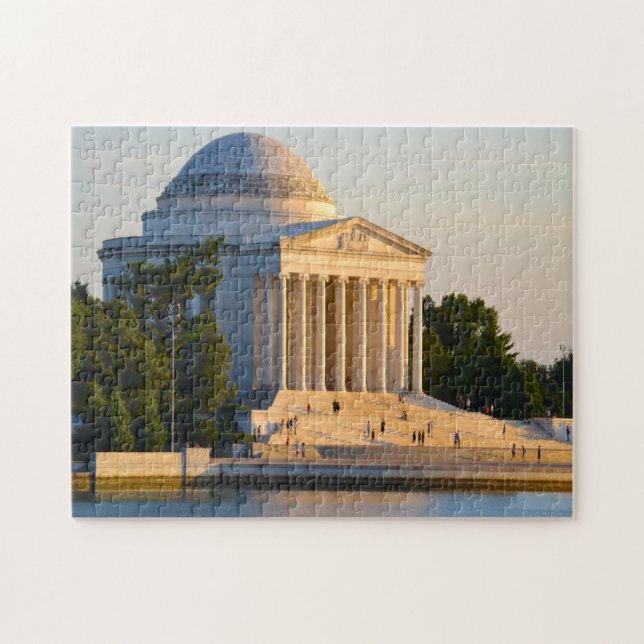 Quebra-cabeça Jefferson Memorial Washington DC. (Horizontal)