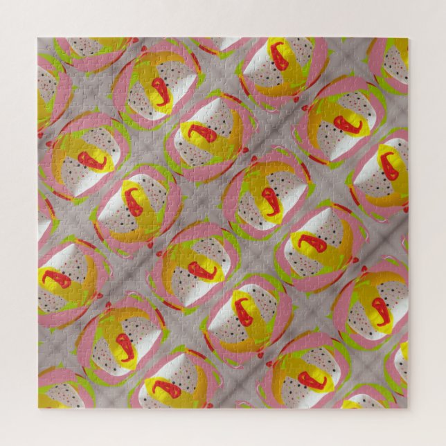 Quebra-cabeça Jelly Candy Sweet Baby Hug Love Soft Cushion (Vertical)