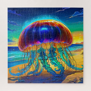 Quebra-cabeça Jellyfish Sunset