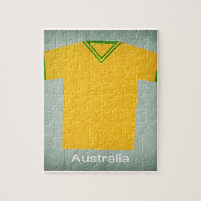 Quebra-cabeça Jérsei retro Austrália do futebol (Vertical)