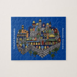 Quebra-cabeça Jerusalem colorido