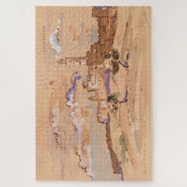 Quebra-cabeça Jerusalém David Old City Painting Art