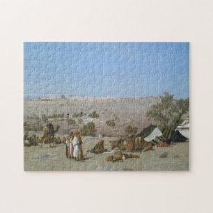 Quebra-cabeça Jerusalem do Monte das Oliveiras 1880