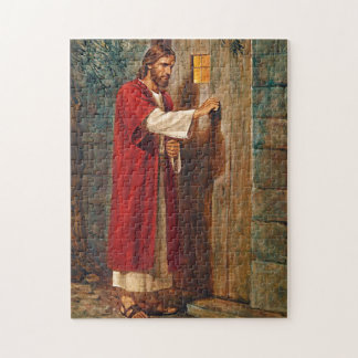 Quebra-cabeça Jesus bate na porta