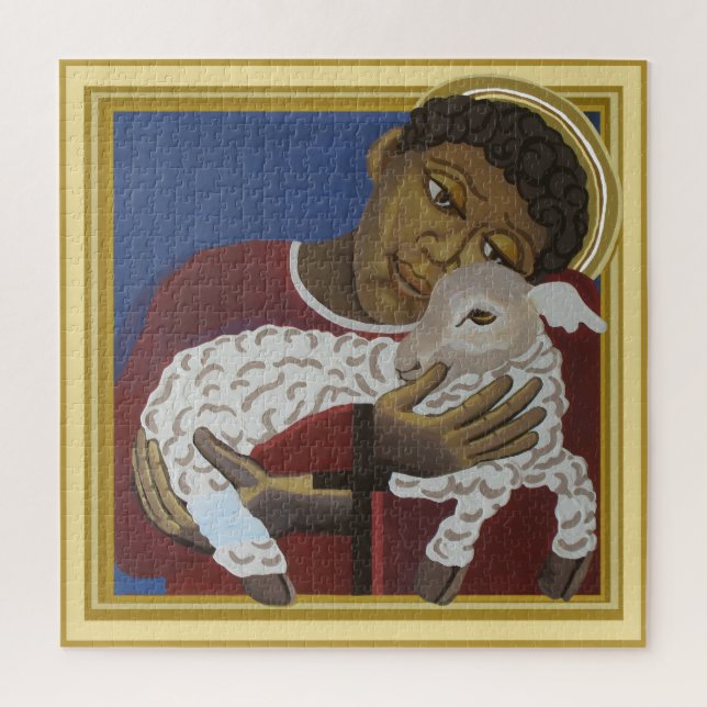 Quebra-cabeça Jesus Bom Pastor (Vertical)