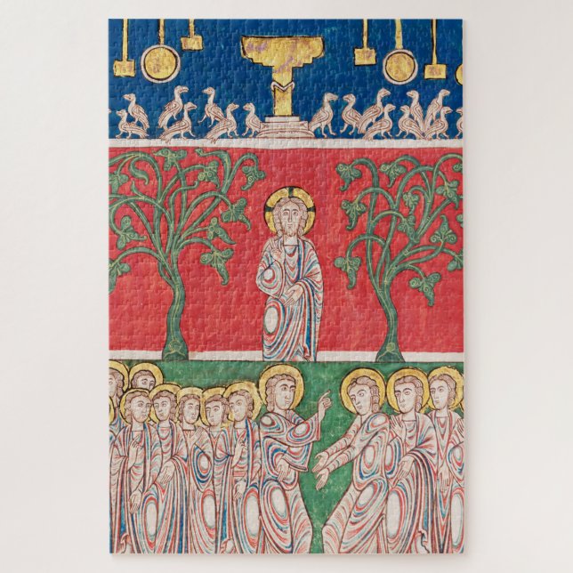Quebra-cabeça Jesus Cristo e 12 Apóstolos (Vertical)