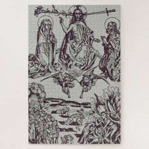 Quebra-cabeça Jesus Cristo é o juiz do universo