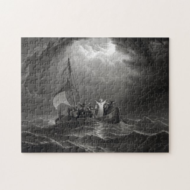 Quebra-cabeça Jesus Cristo Inclina o Tempest (Horizontal)