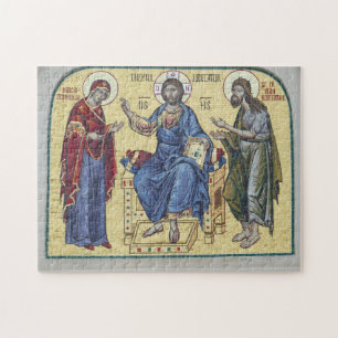 Quebra-cabeça Jesus Cristo, os Theotokos e João Batista