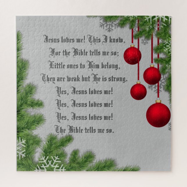 QUEBRA-CABEÇA JESUS ME AMA (Vertical)