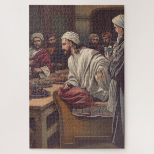 Quebra-cabeça Jesus ungido em Betânia