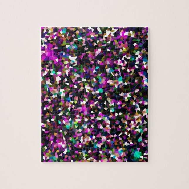 Quebra-cabeça Jewel Tone Crystal Pixels (Vertical)