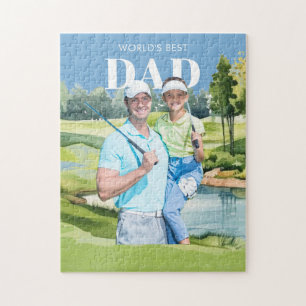 QUEBRA-CABEÇA JIGSAW Maior Pai Foto Personalizada