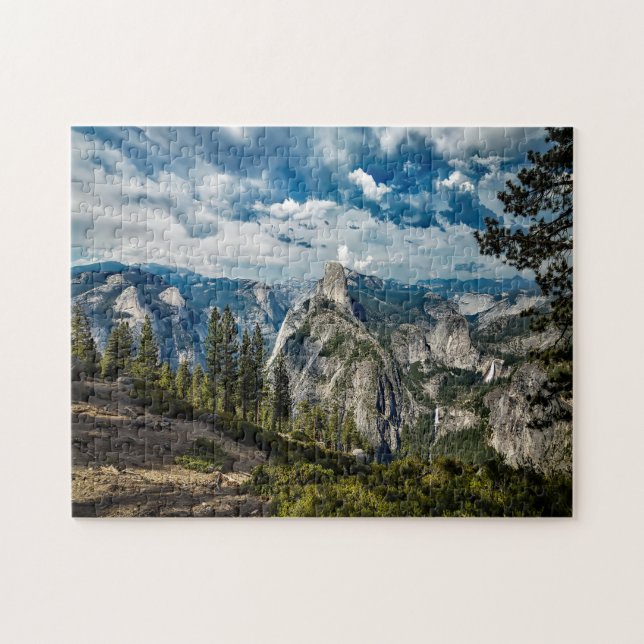 Quebra-cabeça Jigsaw Parque Nacional de Yosemite EUA. (Horizontal)