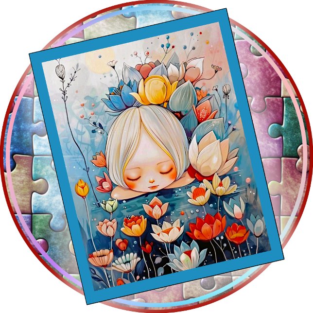 Quebra-cabeça JIGSAW PUZZLE -All the Pretty Flowers (child size) (A Jigsaw Puzzle entitled "All the Pretty Flowers"'. Several sizes and piece count available.)