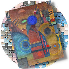 Quebra-cabeça JIGSAW PUZZLE - "Brown Silence" -Wassily Kandinsky