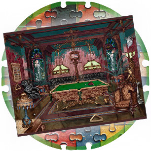 Quebra-cabeça JIGSAW - Uma sala de Piscinas cerca