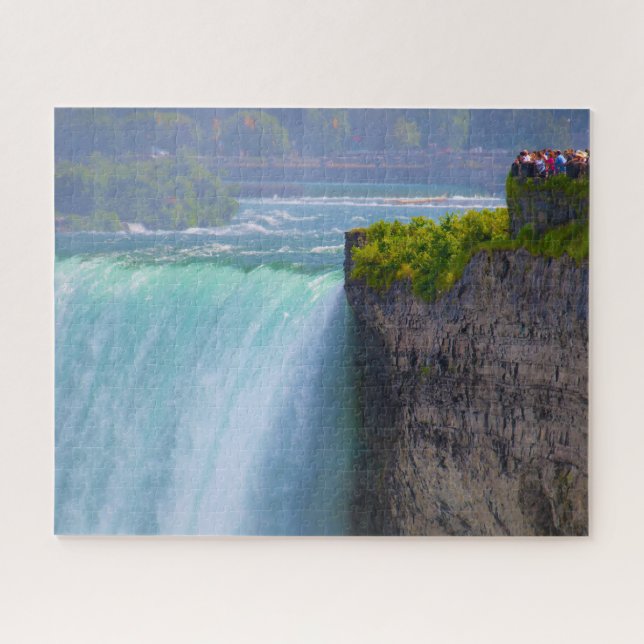 Quebra-cabeça Jigsaws Horsfere Cai Niagara. (Horizontal)