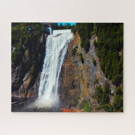 Quebra-cabeça Jigsaws Montmorency River Falls Québec