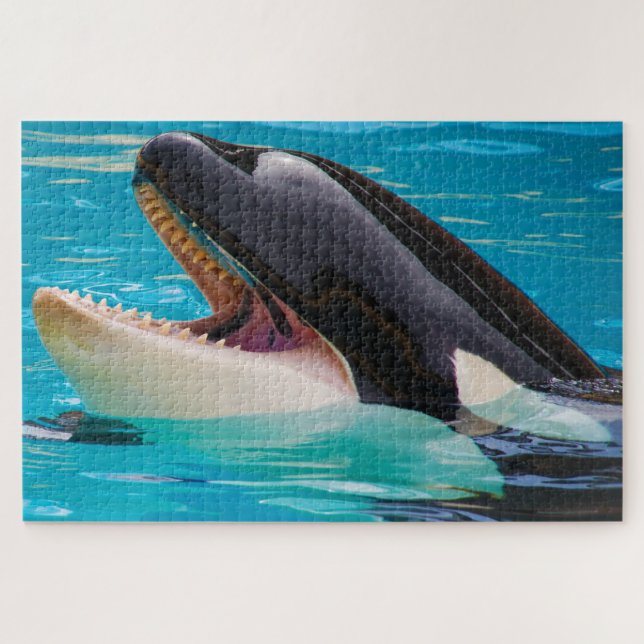 Quebra-cabeça Jigsaws Orcas ou Baleias Assassinas (Horizontal)