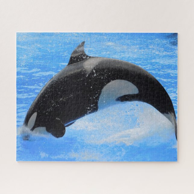 Quebra-cabeça Jigsaws Orcas ou Baleias Assassinas (Horizontal)