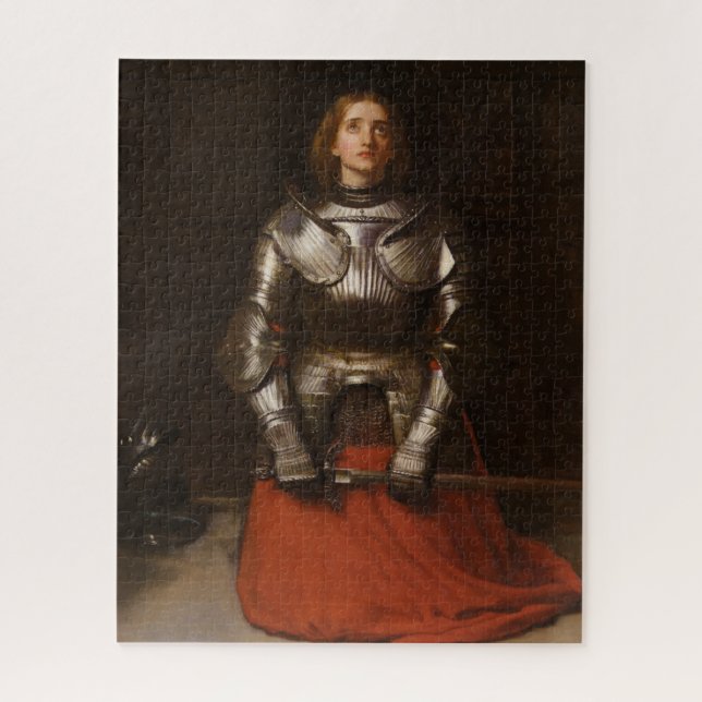 Quebra-cabeça Joan of Arc. 1865 por John Everett Millais (Vertical)