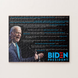 Quebra-cabeça Joe Biden cita a raça