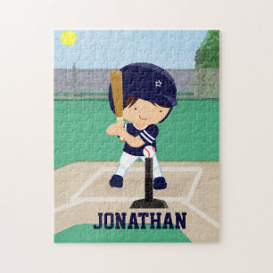 Quebra-cabeça Jogador bonito personalizado dos desenhos animados