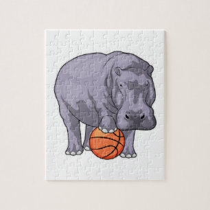 Quebra-cabeça Jogador de basquetebol do Hippo