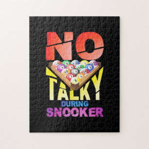 Quebra-cabeça Jogador de Bilhar   Sem Talk Durante O Snooker