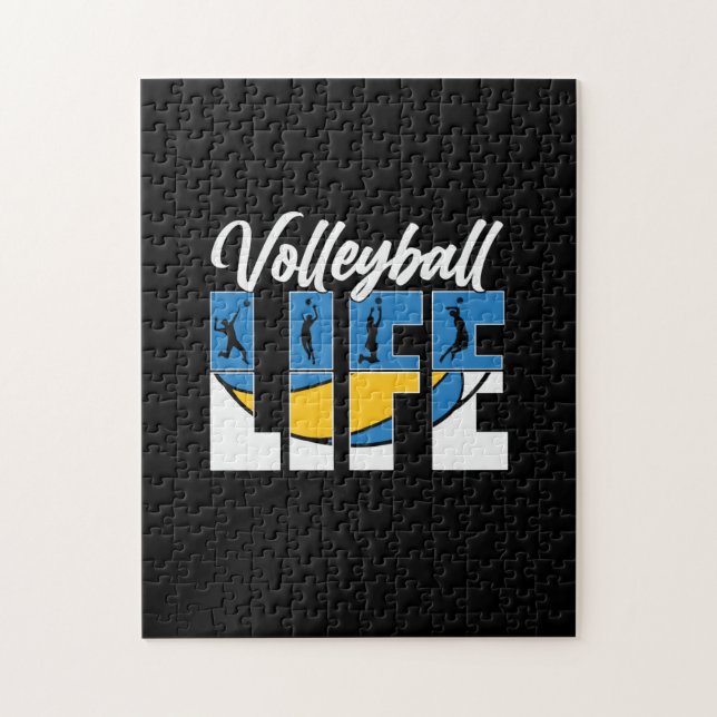 Quebra-cabeça Jogador de Voleibol | Vida de voleibol (Vertical)
