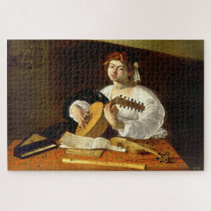 Quebra-cabeça Jogador Lute (1596) por Caravaggio