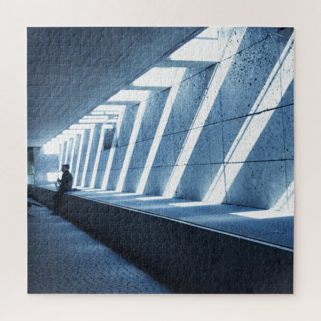 Quebra-cabeça Jogador saxofone solitário - 20x20 - 676 pcs (Vertical)