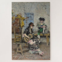 Jogadora de Violão Flamenco (Guitarrista Espanhola