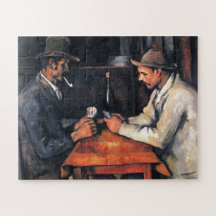 Quebra-cabeça Jogadores de Cartão Paul Cezanne Pintura Arte