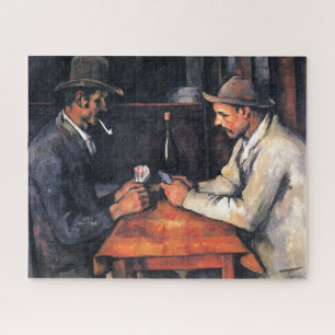 Quebra-cabeça Jogadores de Cartão Paul Cezanne Pintura Arte
