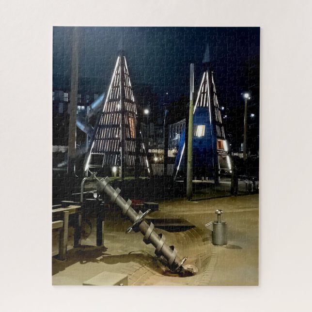 Quebra-cabeça Jogar no parque, no escuro (Vertical)