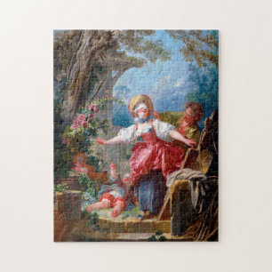 Quebra-cabeça Jogo da etiqueta, Fragonard