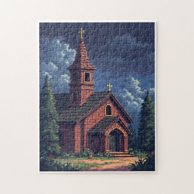 Quebra-cabeça Jogo de Atividade de Mosaico de Imagem Oculta Patr (Vertical)