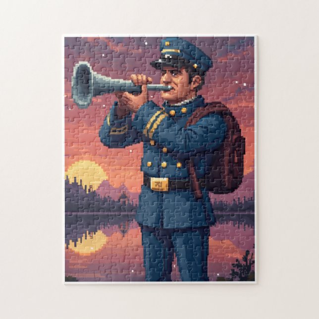 Quebra-cabeça Jogo de Atividade de Mosaico de Imagem Oculta Patr (Vertical)